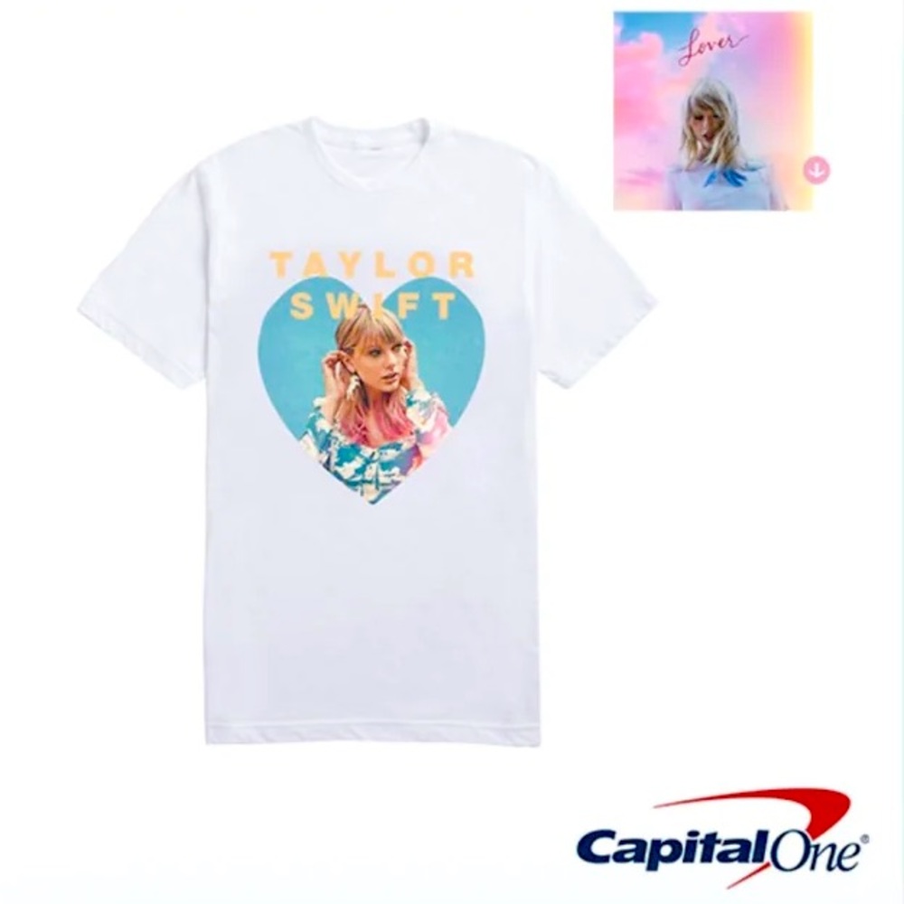 TAYLOR SWIFT Lover Era Capital One Exclusive Tee